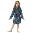 thumbnail image 6 of FORMRS Niños Bathrobe Unisex Hooded Robe Soft Plush Pajamas Sleepwear, Size 2-3T, Window Earth, 6 of 7