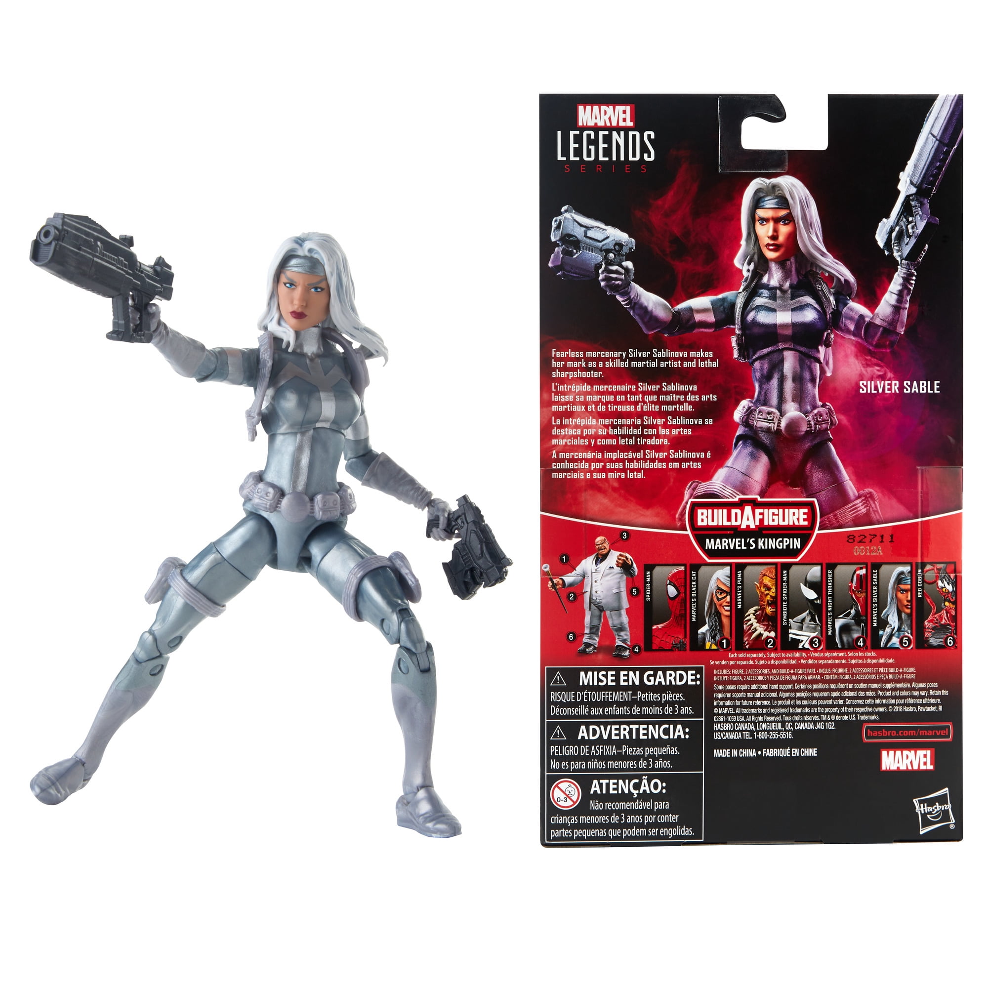 Marvel legends on sale silver sable