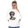 thumbnail image 3 of Venus de Milo Candy Skull Sculpture Long Sleeve TShirt Men Women Brisco Brands S, 3 of 5