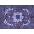 thumbnail image 1 of Ahgly Company Indoor Rectangle Persian Blue Traditional Area Rugs, 2' x 3', 1 of 4