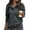 Dark Gray, variant on BXJX Women's Collared Button Sweatshirt- Pullover Fall Casual Fashion Pocket Sweatshirts Black Size L