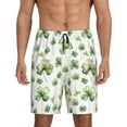 thumbnail image 2 of Rocae St Patrick's Day3 for Men's Soft Sleep Pajama Shorts, Waistband and Pockets, 2 of 9