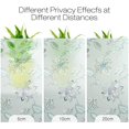 thumbnail image 4 of rabbitgoo Decorative Window Film, Frosted Privacy Window Sticker, Non-Adhesive Window Vinyl，Heat Control UV Blocking，Static Cling Sticker for Home Office，Peony Flower 17.5x78.7 inches, 4 of 8