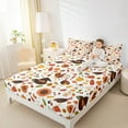 thumbnail image 4 of Manfei Farm Animal Full Size Sheets,Chicken Sunflower Pumpkin Bed Sheets,Rustic Farmhouse Cabin Sheet Sets,Ultra Soft Room Decor,4 Pieces, 4 of 7