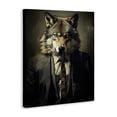 thumbnail image 2 of Stupell Industries Eclectic Fancy Wolf in Suit Canvas Art, 36 x 48, by Ray Powers, 2 of 8