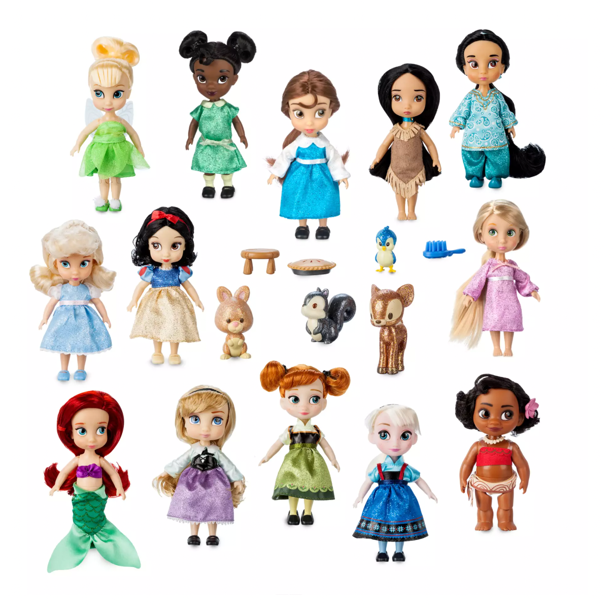 Disney Animators 13 Mini Princess Doll with Forest Paraguay Ubuy