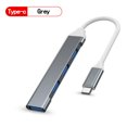 thumbnail image 1 of MesaSe USB C Hub 4 Multi-Port USB Type-C Hub with USB2.0 USB3.0 OTG Function USB Splitter Adapter for Win7/8/10, 1 of 8