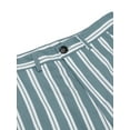 thumbnail image 2 of Lars Amadeus Men's Shorts Flat Front Walk Chino Seersucker Striped Shorts, 2 of 6