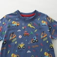 thumbnail image 6 of BOBOGOJP Toddler Boy Shirts Boys Cotton Short Sleeve T-Shirt, Packs Printed Kids Crewneck Tees, Summer Pullover Tops Khaki for Size 6-7 Years, 6 of 9