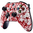thumbnail image 4 of eXtremeRate® The Blood Spatter Patterned Faceplate Cover, Soft Touch Front Housing Shell Case, Comfortable Soft Grip, 4 of 5