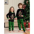 thumbnail image 3 of GYRATEDREAM Family Christmas Pjs Matching Sets Holiday Jammies Sleepwear Christmas Pajamas for Family Mommy and Me Xmas Outfits Xmas PJS Set for Couples and Kids for 12T(Kids) Black, 3 of 9