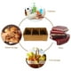 thumbnail image 2 of GOOHOCHY Cesta de almacenamiento tejida con 3 compartimentos, organizador de artículos diversos de mesa, soporte para control remoto, 2 of 8
