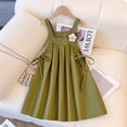 thumbnail image 5 of Junlike Spring Outfits for Girls Summer Dress Outfits Short Sleeve Tops and Suspender Skirt Set Kids 2Pcs Clothes, 5 of 8