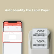 NIIMBOT B1 Label Makers, 2 Inch Bluetooth Label Maker Auto Identification Portable Label Printer (Gray)