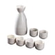 thumbnail image 5 of Juego de Sake de cerámica, recipiente para Sake de cerámica, juego de tazas, regalos artesanales creativos con 6 tazas, bebida de Sake tradicional, 5 of 8