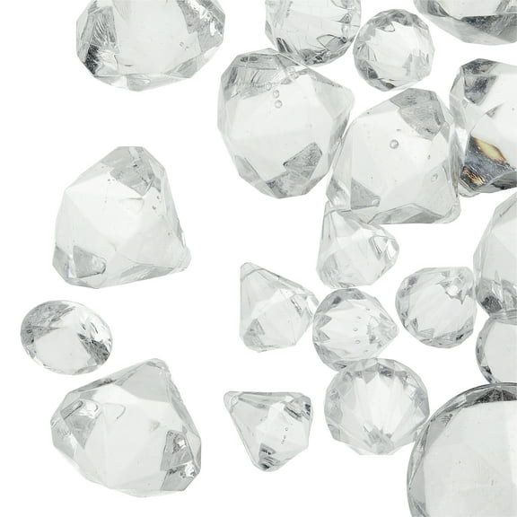 12 Pack: Clear Multi-Faceted Decorative Fillers by Ashland