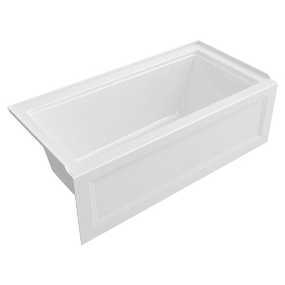 American Standard Town Square S 60 x 30-Inch Integral Apron Bathtub With Left-Hand Outlet