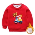 thumbnail image 1 of Chandail à Capuchon et Chandails en Molleton pour Filles Chandail pour Enfants Col Rond Manches Longues Idéal pour l'Hiver, 1 of 2