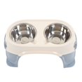 thumbnail image 1 of Raised Pet Bowls With Neck Guard, Slip  Bottom, Removable, Stable, Elevated Cat Bowls For Home, 1 of 8
