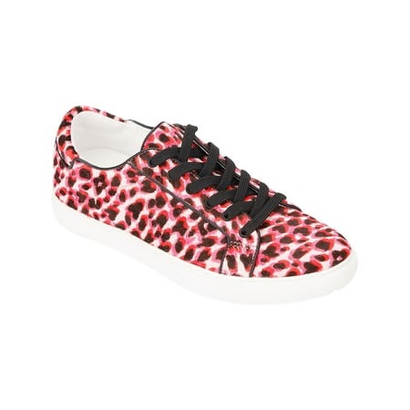 

Kenneth Cole New York Womens Kam Calf Hair Fashion Sneakers Pink 8 Medium (B M)