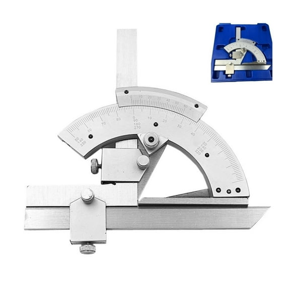 320° Universal Protractor 0.02 Precision Goniometer Angle Measuring Finder Ruler Tool ,Water-Proof & Dust Resistant