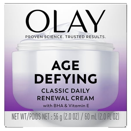 Classic Face Cream Moisturizer Age Defying Night & Day Cream Vitamin E BHA 2 FL OZ - 6 Pack