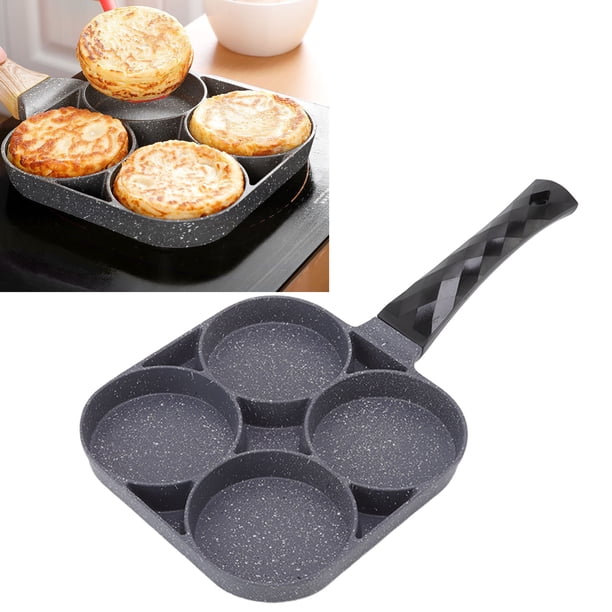 Sartén Antiadherente Resistente al Calor de 4 Agujeros, Sartén para Tortillas, Accesorios y Suministros de Cocina