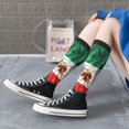 thumbnail image 7 of Knee High Socks for Women Mexico-Flag- Print Long Tube Sock Uniform Socks, 7 of 7