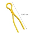 thumbnail image 2 of Wosthever Abrazadera de soporte de bobina, accesorios de costura de plástico, suministro de bordado, máquina organizadora de hilos, gran regalo Artesanía amarillo, 2 of 6