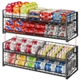 thumbnail image 1 of Organizador de latas JKSmart, apilable, paquete de 2 unidades para estante de despensa, 1 of 8