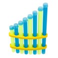 thumbnail image 1 of SHISUYAN Simulation Pan Flute Small Pan Flute Instrument Toy Science Experiment DIY Instrument Toy, 1 of 8