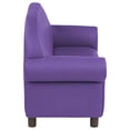 thumbnail image 6 of Factory Direct Partners Little Lux Upholstered Preschool Sofa, Plush Furniture for Kids Room, Classroom, Daycare - Purple, 6 of 8