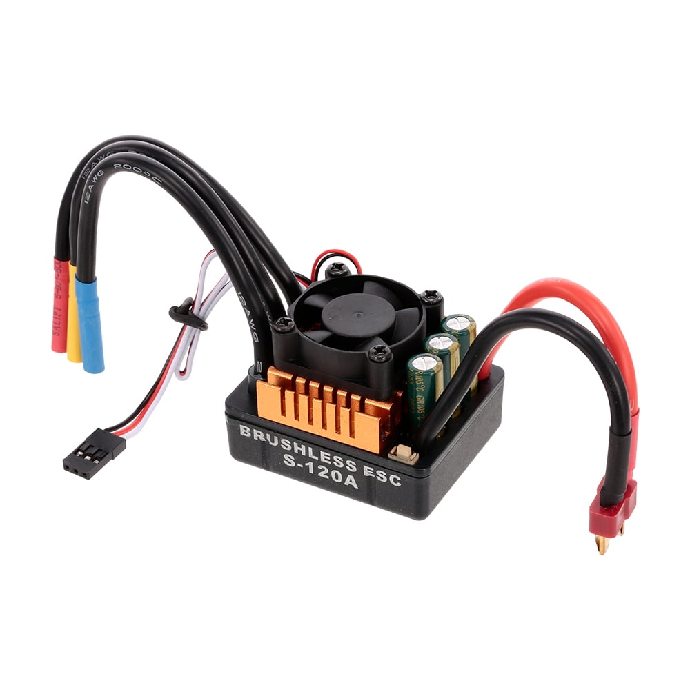 HOBBYFANS 60A Brushless 2-3s ESC with BEC for 1:10 RC Car Off-road Buggy P2N5