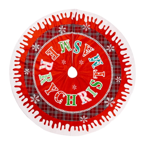 Ounissouiy de árbol Suministros de vacaciones Adorno de Navidad Ahorro de espacio Tela no tejida Decoración para el hogar Tamaño compacto Kits de decoración para fiestas Rojo