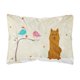 thumbnail image 1 of Caroline's Treasures BB2494PW1216 Regalos de Navidad entre amigos Almohada decorativa de tela de lona con perro oso de Carelia, 12 H x 16 W, multicolor Caroline's Treasures BB2494PW1216, 1 of 1