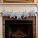 thumbnail image 1 of Set de colgantes decorativos en forma de estrella 5 piezas • Adornos colgantes de tela con aspecto de vidrio marino • Detalles de decoración multicolor • Decoración para ventanas, paredes y regalos, 1 of 6
