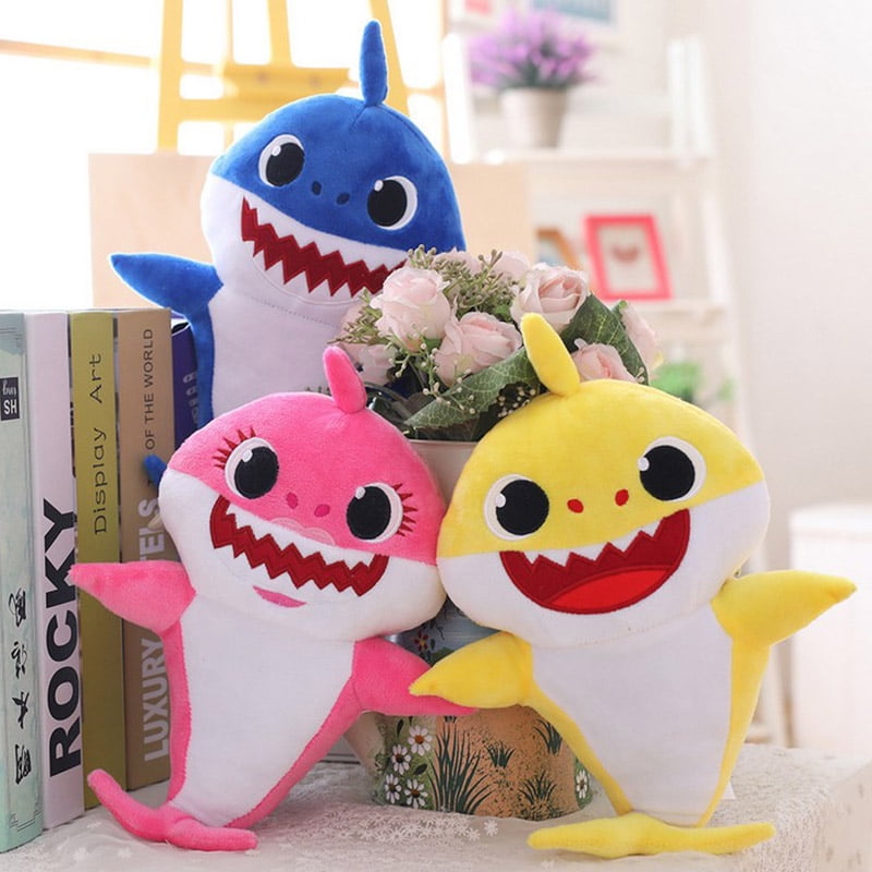 HOT Baby Shark toy with Music Sound Cute Animal Plush Singing English Doll New 