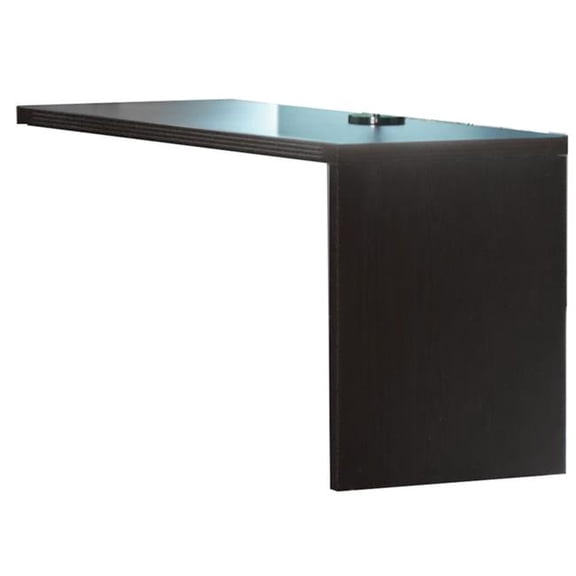 Mayline AR4824LDC Aberdeen Series Non Handed Return Desk, Mocha - 29.5 x 48 x 24 in.