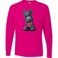 thumbnail image 3 of Inktastic Scottie Dog in Plaid Long Sleeve T-Shirt, 3 of 5