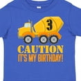 thumbnail image 4 of Inktastic 3rd Birthday Construction Truck, Cement Mixer 3 Years Old Boys Toddler T-Shirt, 4 of 5