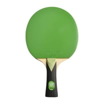 1Pc Table Tennis Racket Strong Spin Control Ping Pong Rackets 7 Ply Wood Bat Fl Long Handle Colorful With Case Green Fangkenuo