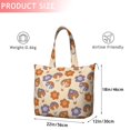 thumbnail image 4 of Colorful Mushroom Star Dark Pattern Travel Tote Bags for Women Carry On,Large Weekender Bags for Women Travel,Multi Functional Duffle Bag for Work,Shopping,Sports, 4 of 5