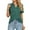 Green, variant on Women's Summer Short Sleeve T-shirt Fashion Casual Cotton Blouses Classic Lapel Pocket Shirts Top