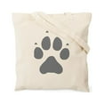 thumbnail image 2 of CafePress - Wolf Paw Print Tote Bag - Unisex Canvas Tote Bag, Beige, 1-Piece, 2 of 7