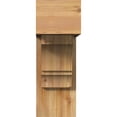 thumbnail image 2 of Ekena Millwork 8"W x 22"D x 22"H Balboa Block Rough Sawn Bracket w/ Offset Brace, Western Red Cedar, 2 of 25