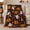 Trick Treat Icons, variant on Cute autumn celebration Pumpkin Bat Pattern Living Room, Festive autumn celebration Scene, Warm Flannel Blanket for Living Room and Family Room, Art Lovers autumn celebration Gift, Festive Home Decor