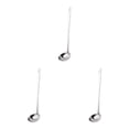 thumbnail image 1 of mmirethe Soup Ladle Kitchen Gadget Oil Separator Household Accessories Fine Workmanship Rustproof Long Handle Skimmer Scoop Filter Spoon 3Set, 1 of 6