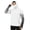 Dark Gray, variant on Men’s Loose Fit Outdoor Rash Guard Hooded Classic Gradient Pattern Print Integrated Neck Mask Light Cooling Long Sleeve Boating Trekking Top Sky Blue S