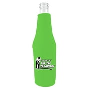 Just Tap It In Tap Tap Taparoo! Beer Bottle Coolie (Bright Green)
