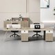 thumbnail image 2 of Desktop Study Modern Office Desk Corner Writing Console Drafting Stand Office Desk Meeting Scrivania Legno Office Furniture HDH My Lux Decor Round, 2 of 8